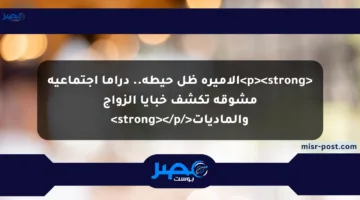 <p><strong>الأميرة ظل حيطه.. دراما اجتماعية مشوقة تكشف خبايا الزواج والماديات</strong></p>